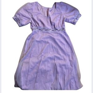 PURPLE vintage peignoir, medium